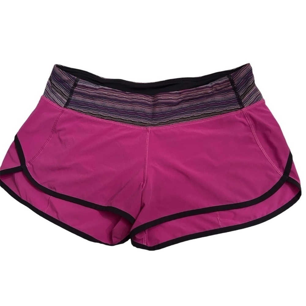 Lululemon Speed Short Ultra Violet/Space Dye Twist/Naval Blue Size 8